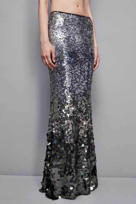 Sequined tulle skirt, Multicolor, Patrizia Pepe