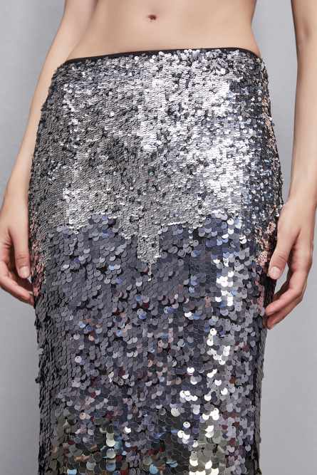 Sequined tulle skirt, Multicolor, Patrizia Pepe