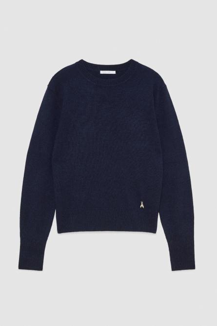 Cashmere Jumper, Blue, Patrizia Pepe