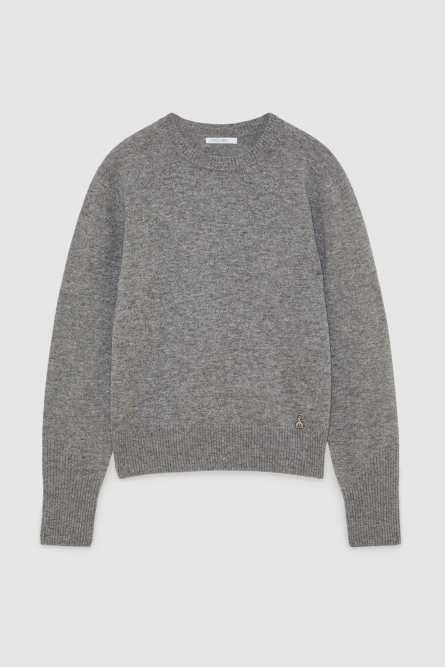 Cashmere Jumper, Grey, Patrizia Pepe