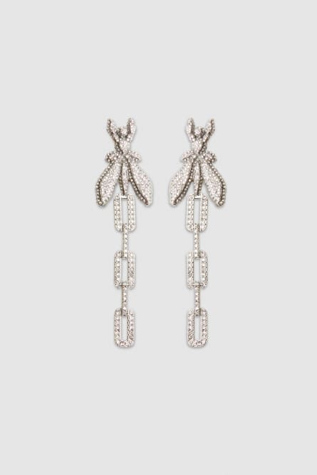 Rolò chain earrings, Silver, Patrizia Pepe