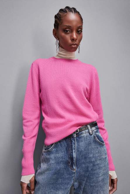 Cashmere Jumper, Pink, Patrizia Pepe