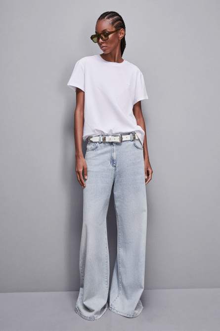 T-shirt with logo, White, Patrizia Pepe