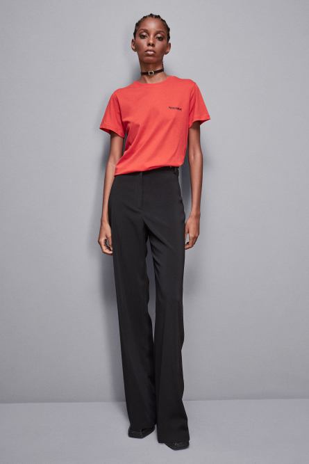 T-shirt with logo, Red, Patrizia Pepe