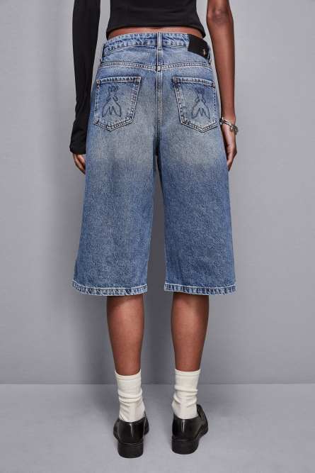 Bermuda Jorts, Blue, Patrizia Pepe