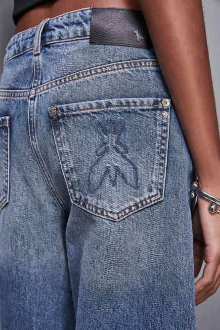 Bermuda Jorts, Blue, Patrizia Pepe