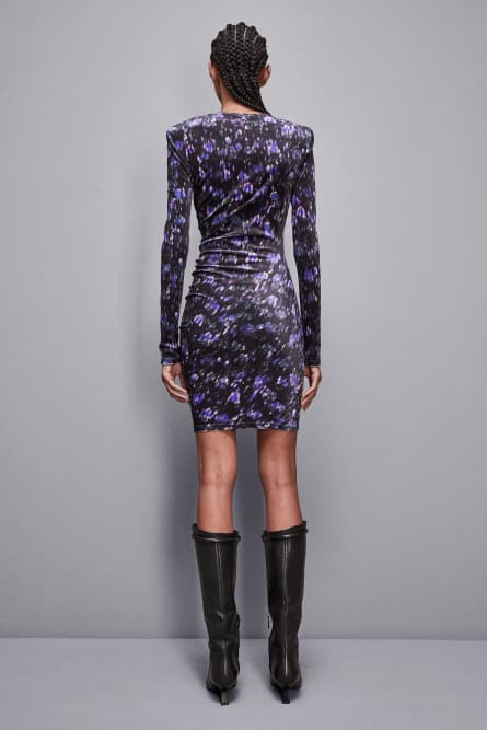 Essential velvet mini dress, Black, Patrizia Pepe