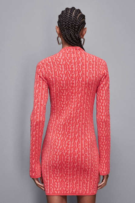 Langärmeliges Minikleid, Rosa, Rot, Patrizia Pepe