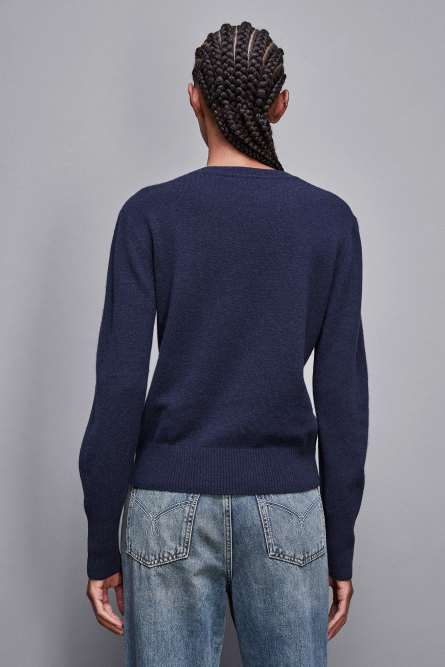 Cashmere Jumper, Blue, Patrizia Pepe