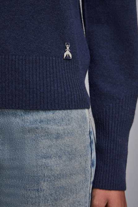 Cashmere Jumper, Blue, Patrizia Pepe