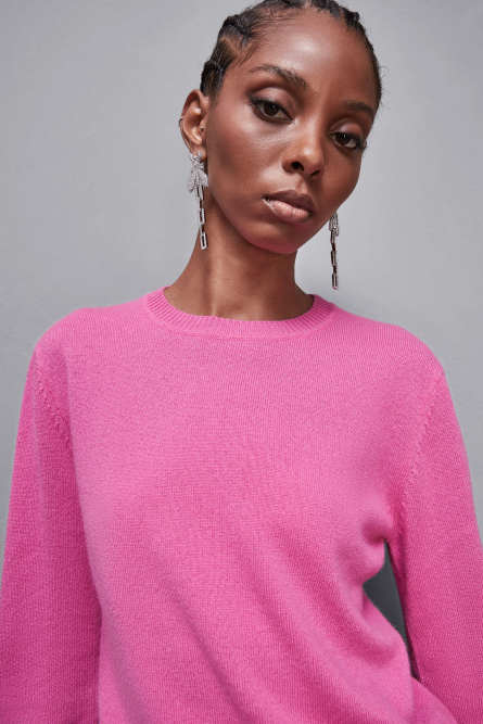 Cashmere Jumper, Pink, Patrizia Pepe