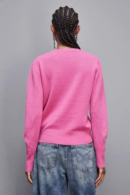 Cashmere Jumper, Pink, Patrizia Pepe