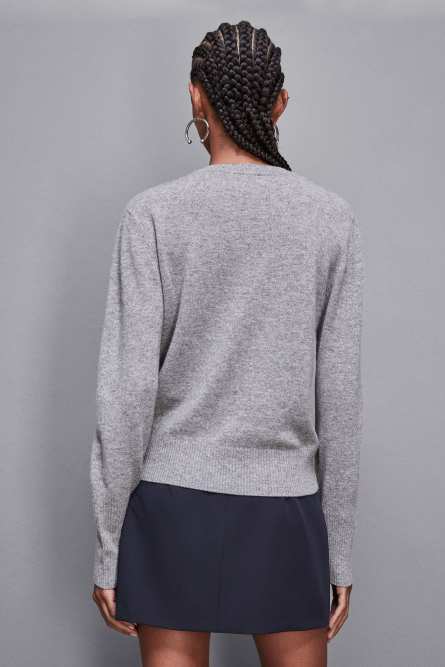 Cashmere Jumper, Grey, Patrizia Pepe