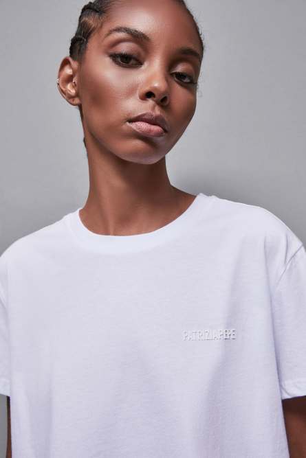 T-shirt with logo, White, Patrizia Pepe