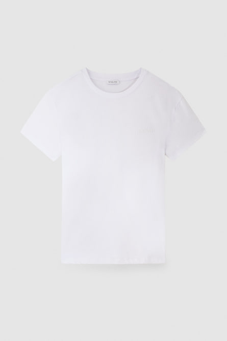 T-shirt with logo, White, Patrizia Pepe