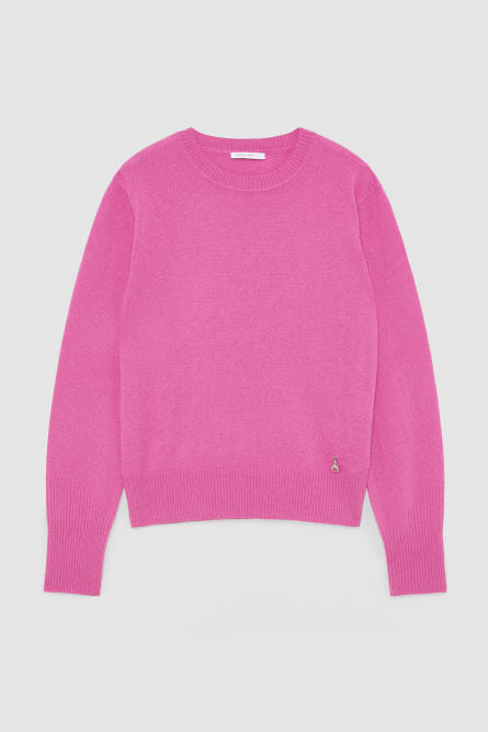 Cashmere Jumper, Pink, Patrizia Pepe