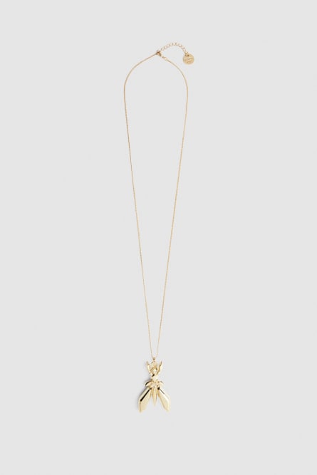 Gold-colored reversible necklace, Gold, Patrizia Pepe