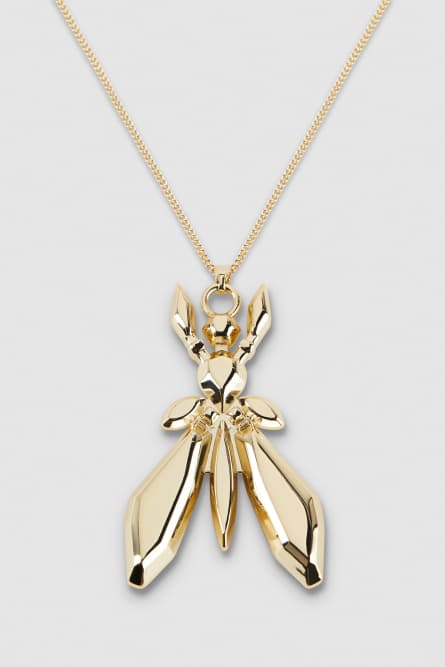Gold-colored reversible necklace, Gold, Patrizia Pepe