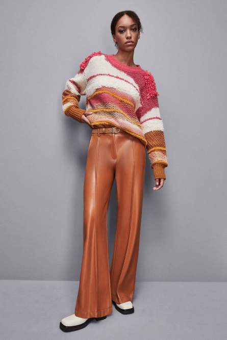 Soft round neckline sweater, Multicolor, Patrizia Pepe