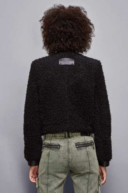 Slim fit jacket with buttons, Black, Patrizia Pepe