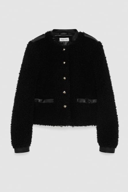 Slim fit jacket with buttons, Black, Patrizia Pepe