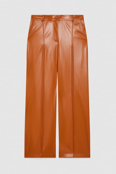 Low-waisted pants, Brown, Patrizia Pepe