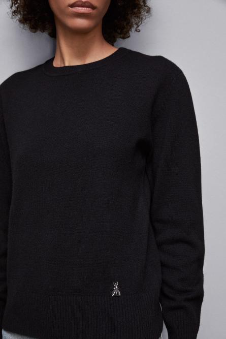 Cashmere Jumper, Black, Patrizia Pepe