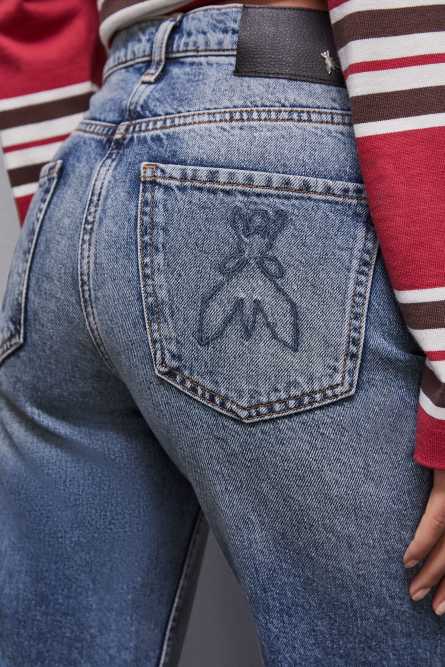 Slim fit blue denim pants, Blue, Patrizia Pepe