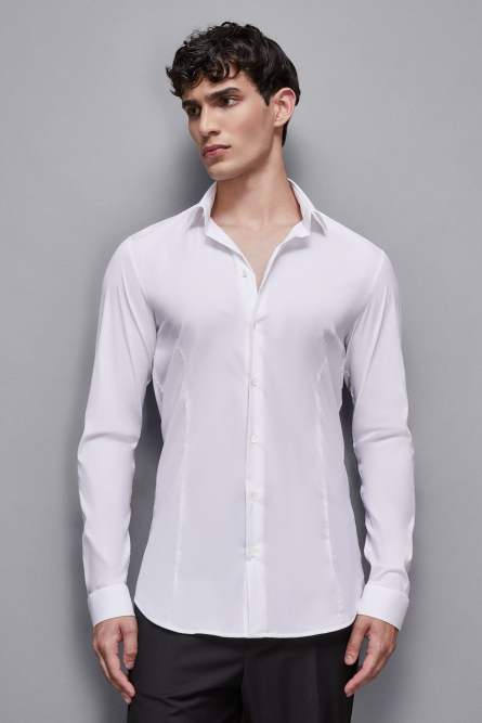 Camicia popeline lunga, Bianco, Patrizia Pepe