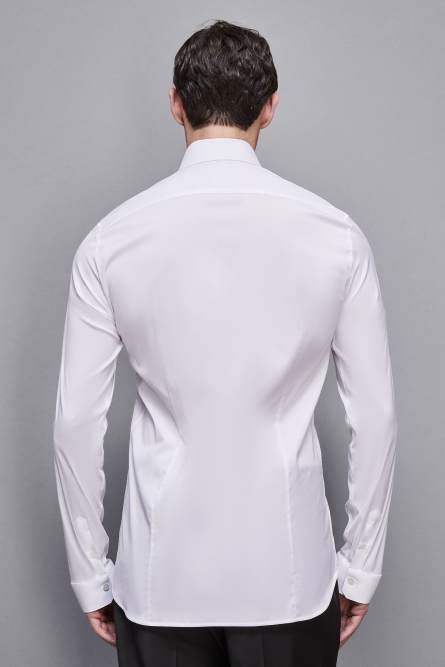 Camicia popeline lunga, Bianco, Patrizia Pepe