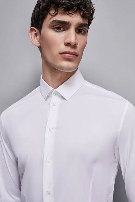 Camicia popeline lunga, Bianco, Patrizia Pepe