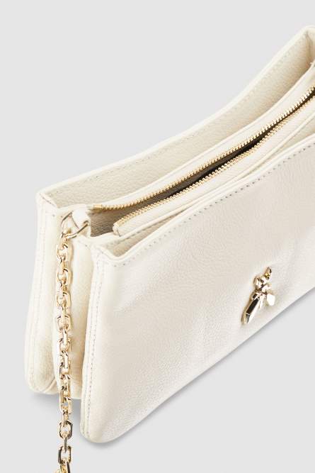 Borsa tre scomparti con manici, Bianco, Patrizia Pepe