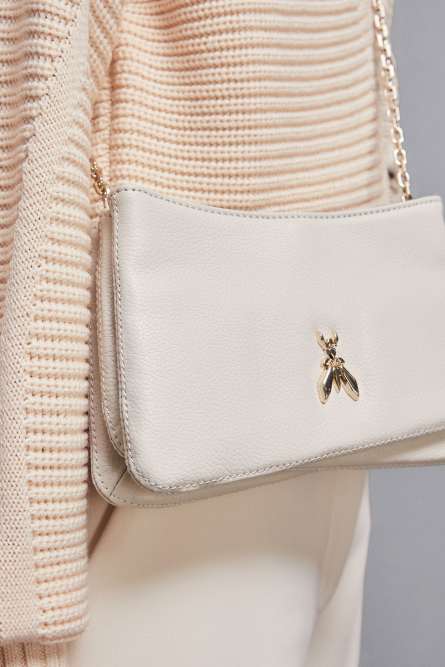 Borsa tre scomparti con manici, Bianco, Patrizia Pepe