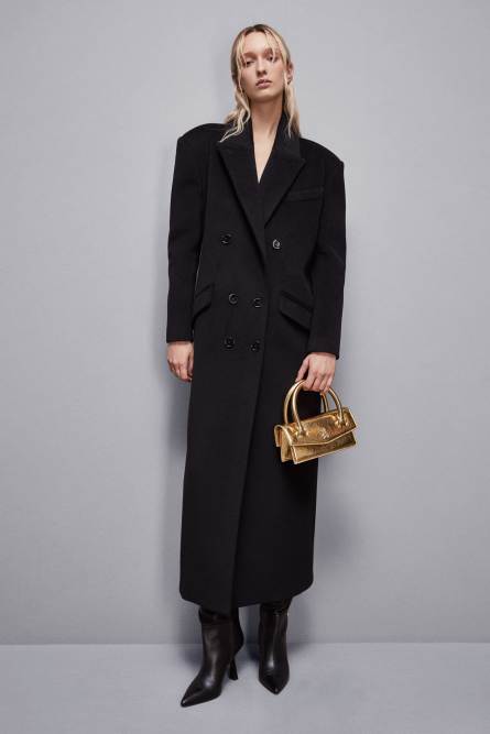 Fly Bamby leather shoulder bag, Gold, Patrizia Pepe