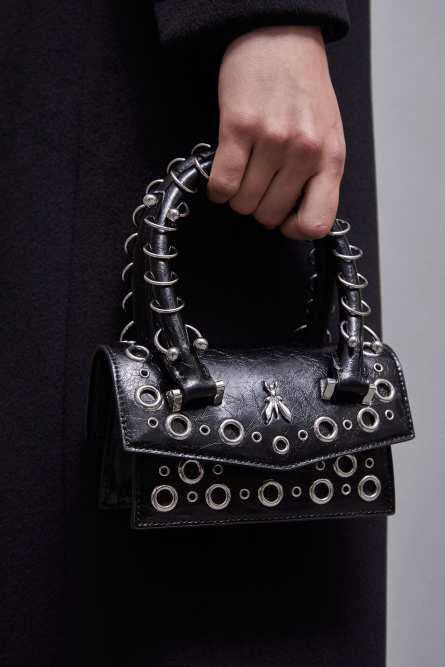 Fly Bamby Bag Mini Post Punk, Black, Patrizia Pepe