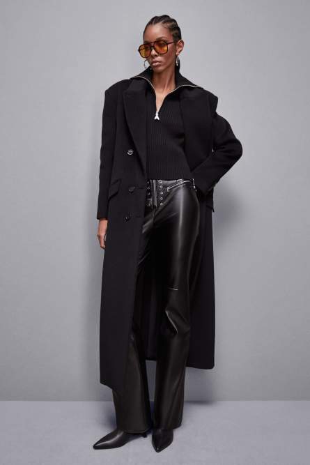 Essential sleeveless viscose sweater, Black, Patrizia Pepe