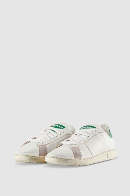 SKIN Sneakers &quot;Born In &apos;93&quot; in leather, White, Patrizia Pepe
