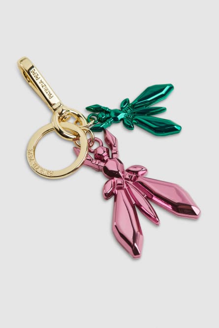 Patrizia Pepe Keychain, Multicolor, Gold, Patrizia Pepe