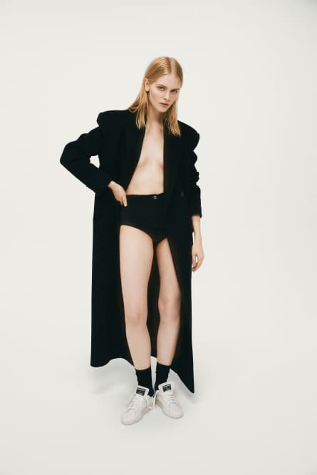 SKIN Sneakers &apos;93 in leather, White, Patrizia Pepe
