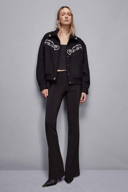 Slim pants, Black, Patrizia Pepe