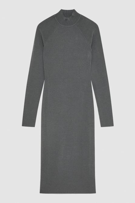 Essential midi dress, Grey, Patrizia Pepe