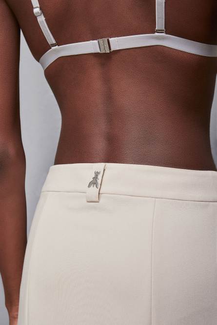 Flared midi skirt, Beige, Patrizia Pepe