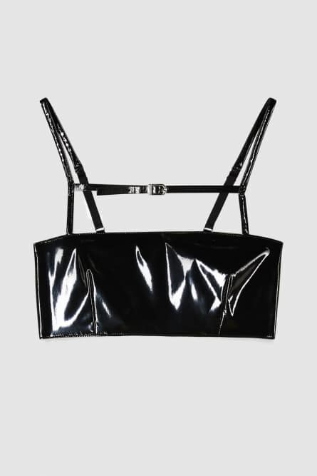 Bandeau-BH, Schwarz, Patrizia Pepe