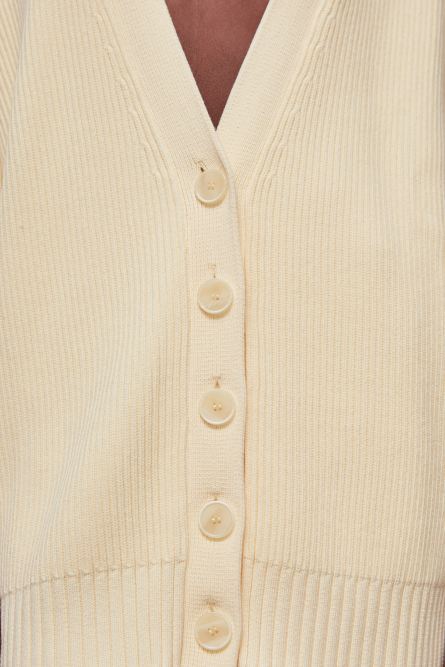 Oversized cardigan, Beige, Patrizia Pepe