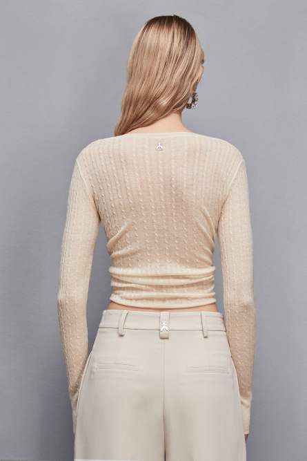 Superleichter Pullover, Beige, Patrizia Pepe