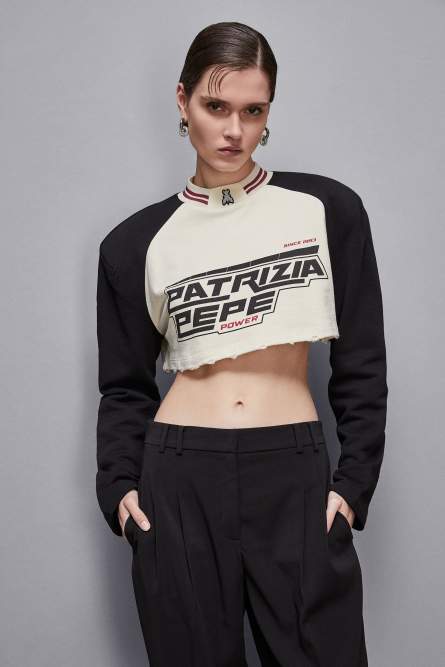 Sweat de course court, Beige, Patrizia Pepe