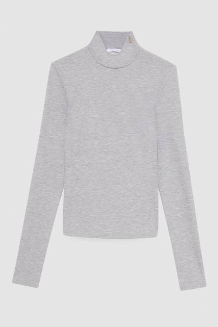 Turtleneck, Grey, Patrizia Pepe