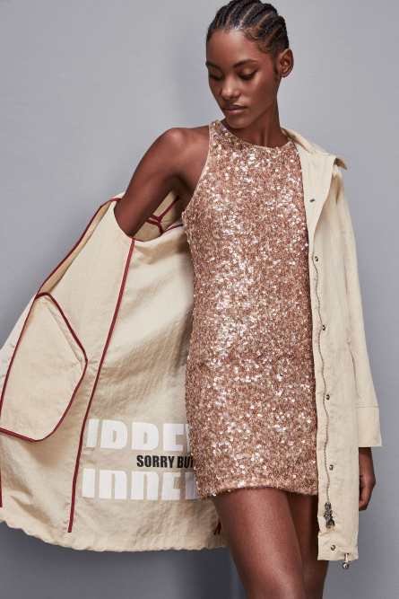 Decomposable parka jacket, Beige, Patrizia Pepe