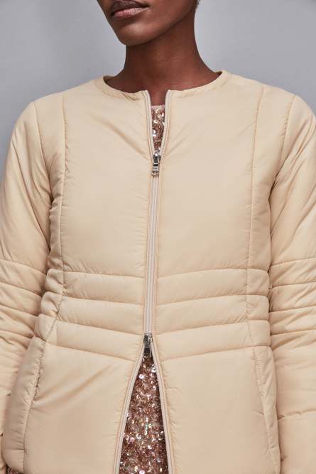Decomposable parka jacket, Beige, Patrizia Pepe