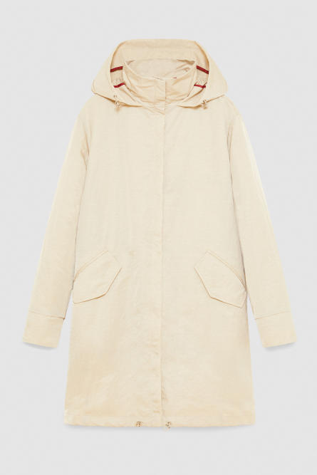Decomposable parka jacket, Beige, Patrizia Pepe